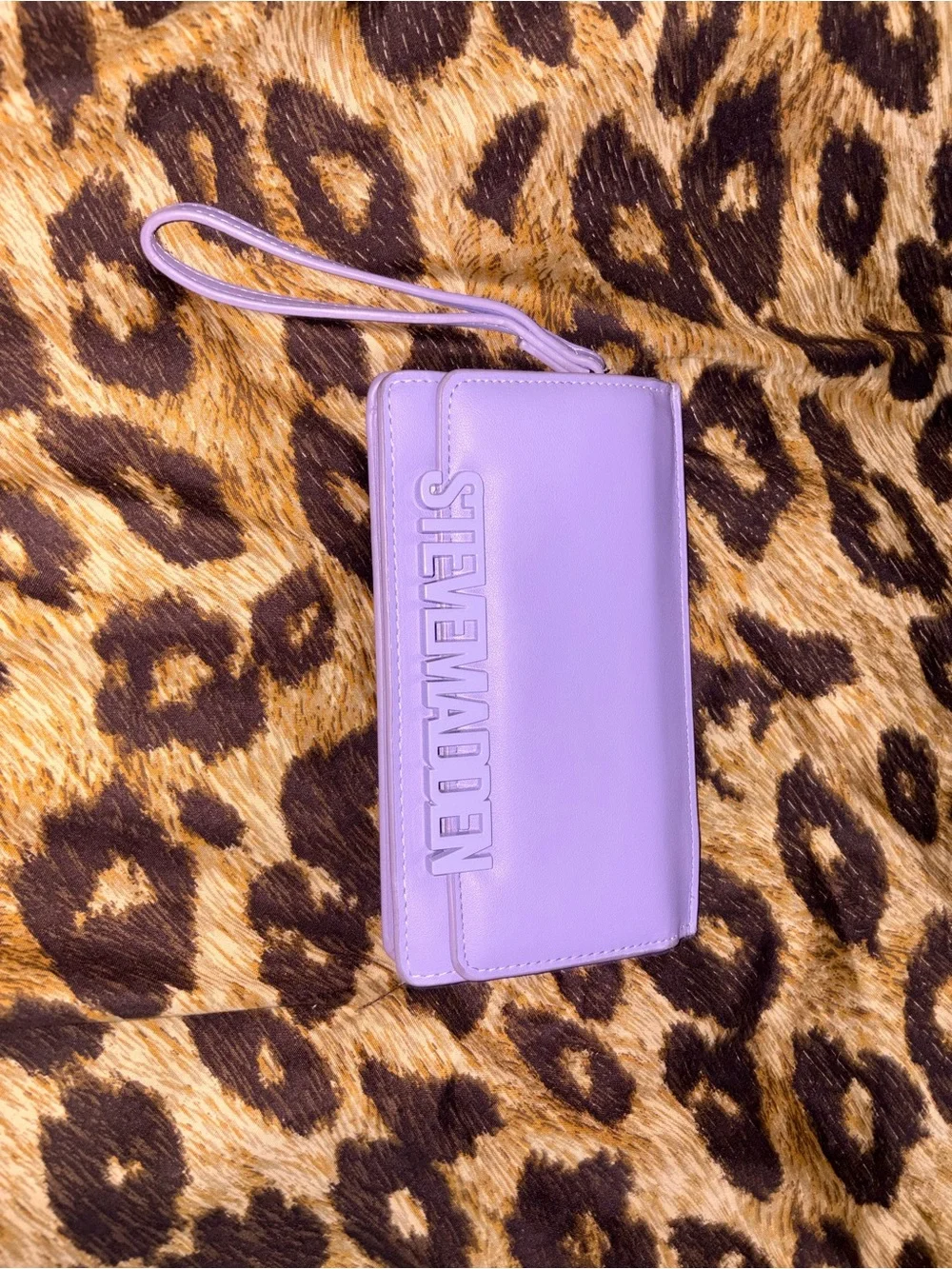 Steve Madden Lavender Wristlet Clutch